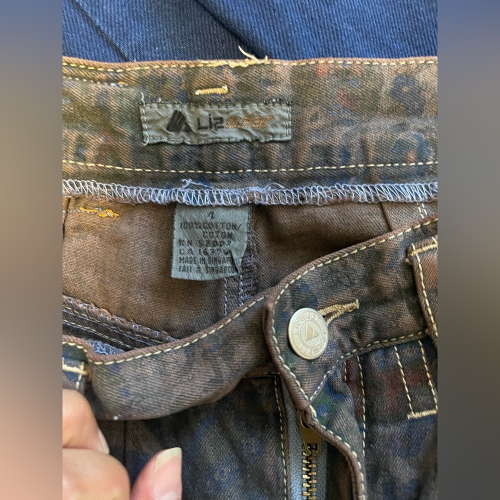 Vintage Liz Wear high waist Floral . - Picture 9 of 9